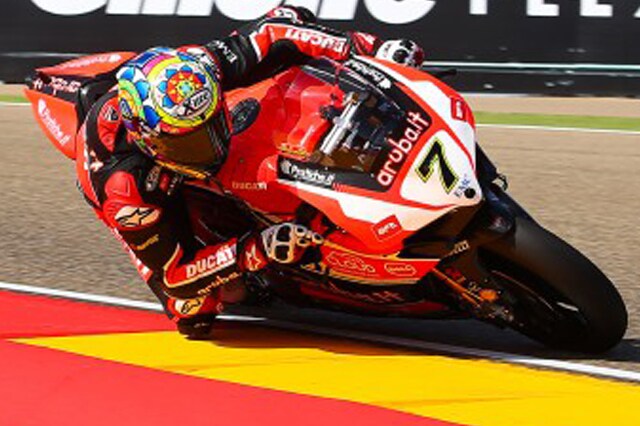 SBK Aragon, Davies primo nelle libere 1