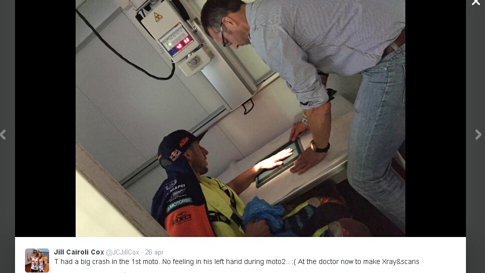 Motocross, Cairoli ha una frattura alla mano