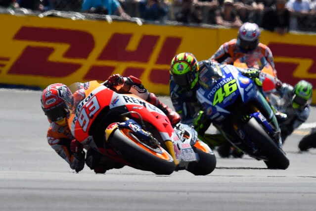 Marquez: A Le Mans noie all'anteriore