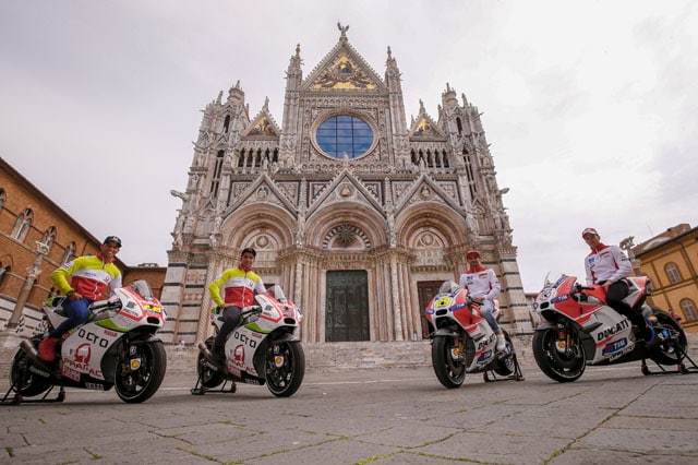 Ducati in pista a Siena