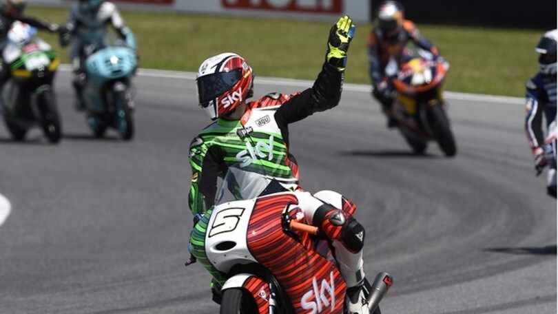 Fenati: "Gomme finite a metà gara"