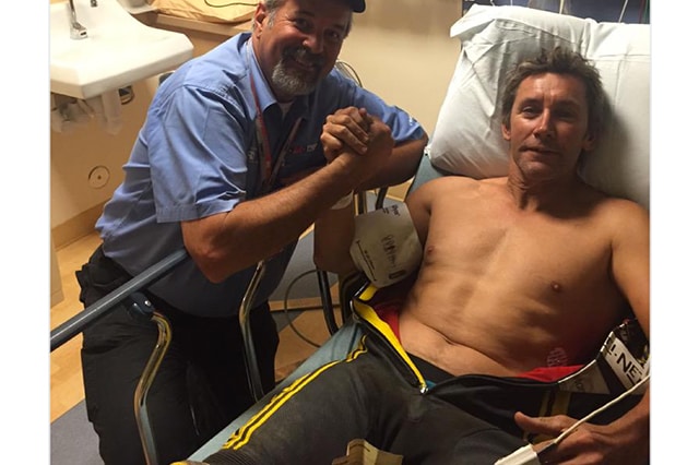 Troy Bayliss: caviglia rotta 