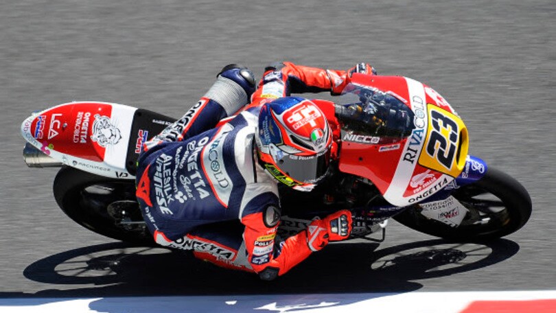 Catalogna Moto3 FP2, Antonelli e Tonucci inseguono Kent