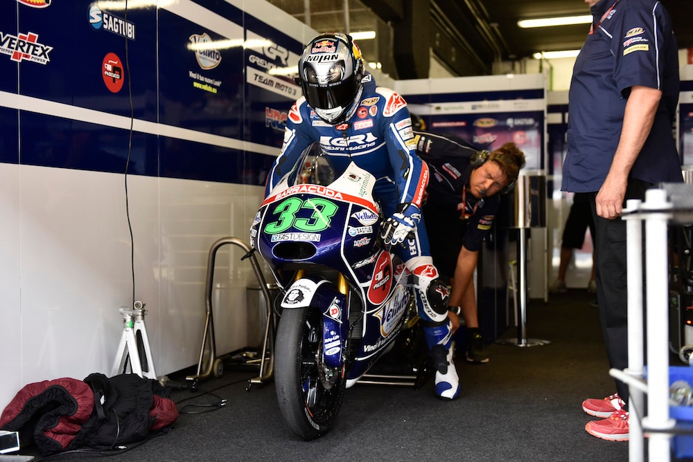 Catalogna Moto3 FP3, Bastianini in testa, Antonelli terzo