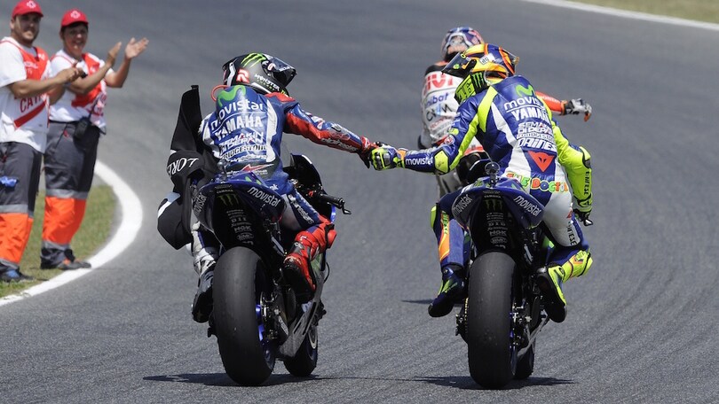 Rossi festeggia Assen al Goodwood Festival of Speed