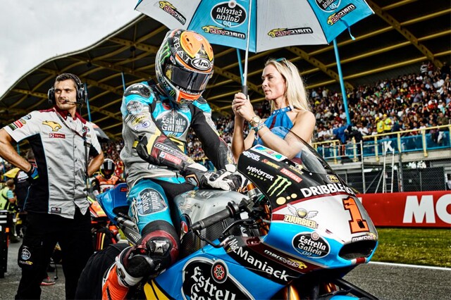 Moto2, Tito Rabat: frattura della clavicola