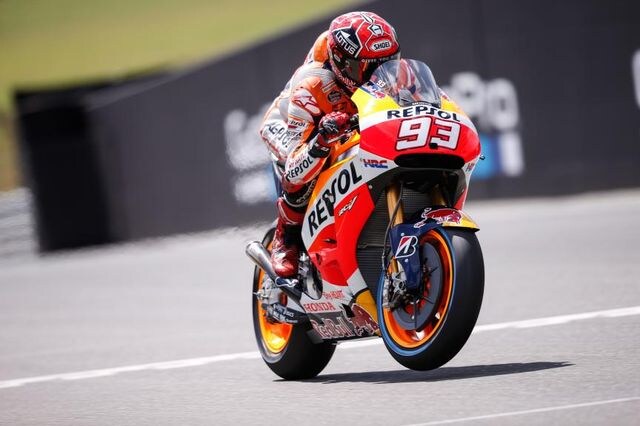 Sachsenring: pole record per Marquez, Rossi sesto