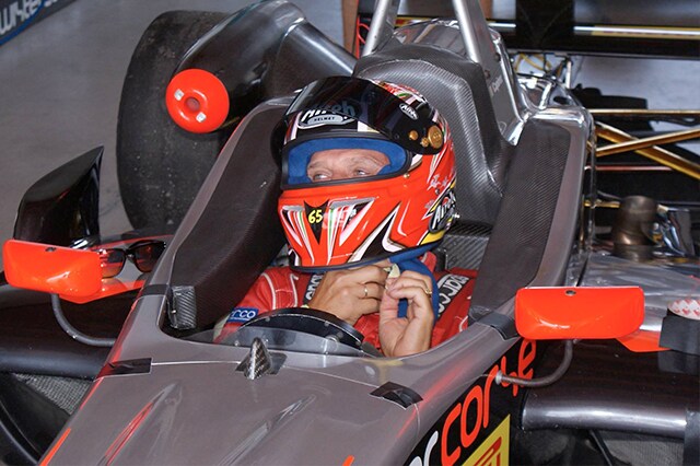 Capirossi sulla monoposto di F3