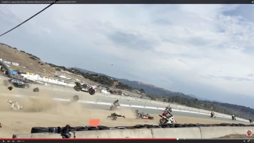 Laguna Seca: i video della tragedia