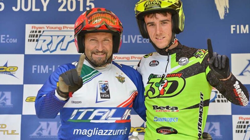 Fioletti iridato nel trial 125