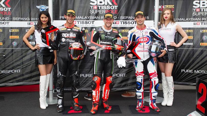 SBK, Sykes “Dedico la pole a mia figlia”, Rea “E' entrata la folle per sbaglio”