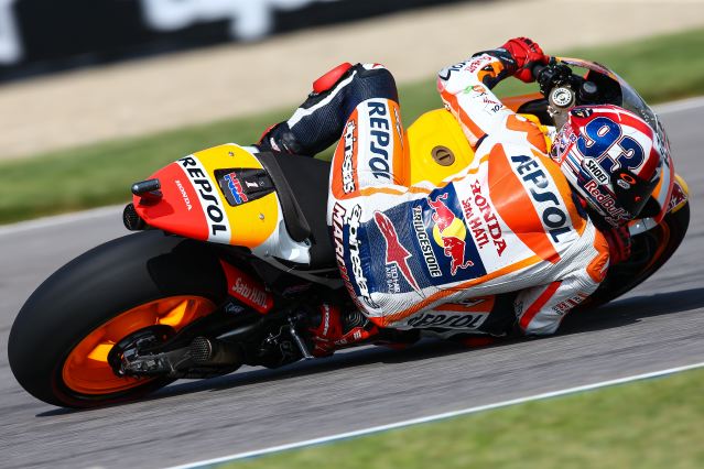MotoGP Indianapolis - WUP: cadute per Lorenzo e Marquez