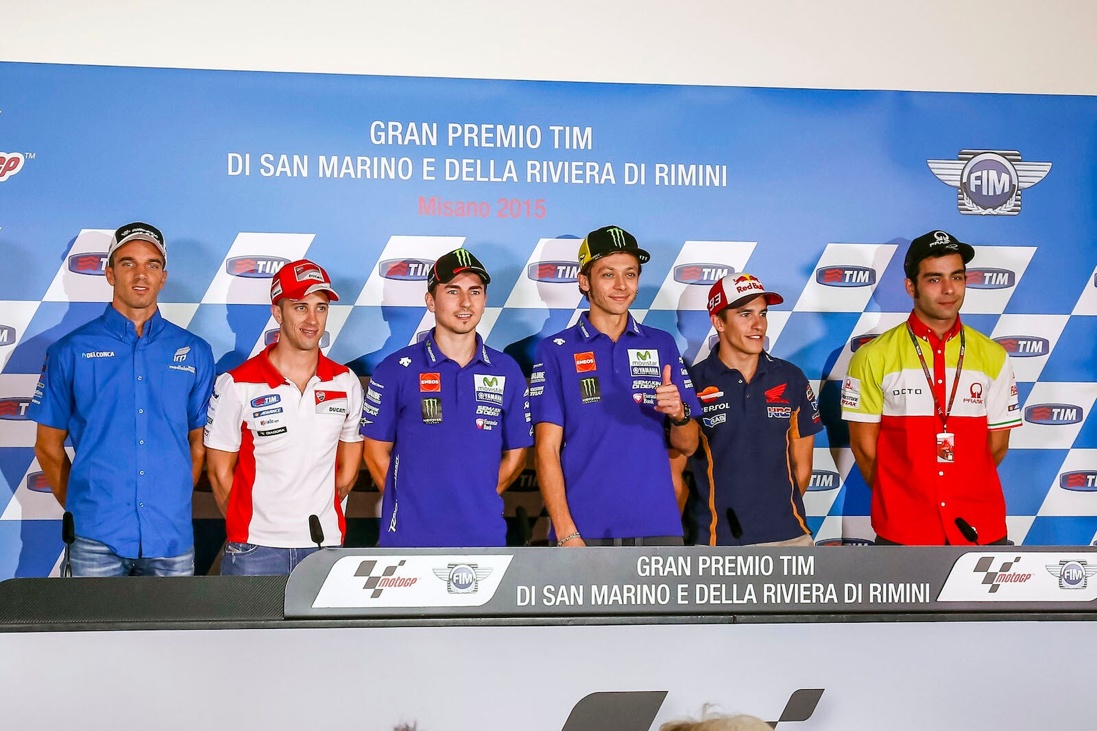 Rossi guida la sfida di Misano