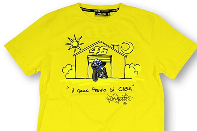 Rossi: una T-shirt per il GP di Misano