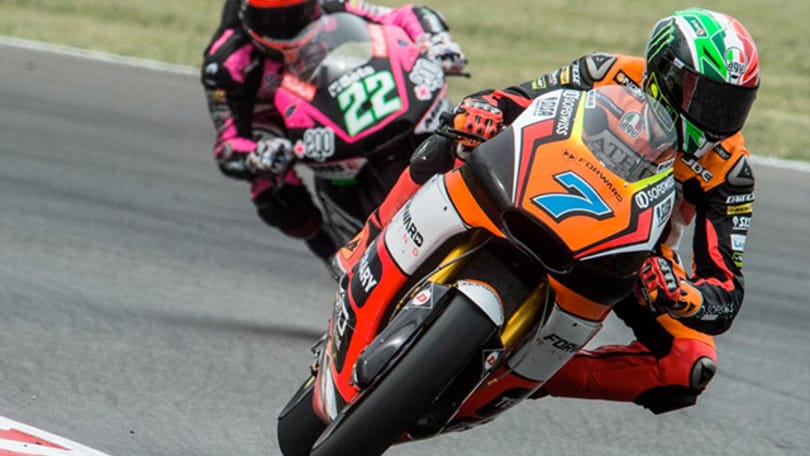 Moto2, Baldassarri oltre il dolore