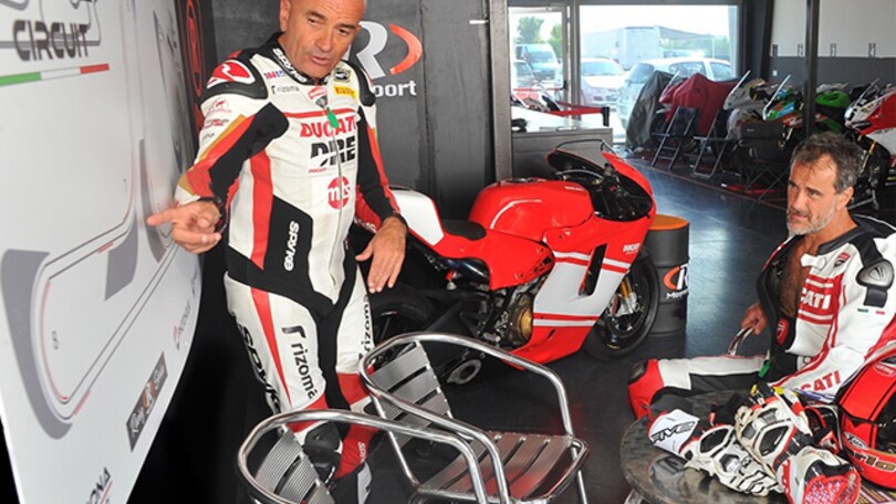 Alex Puzar, brivido in pista