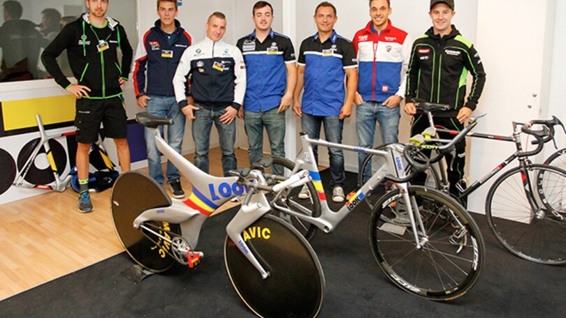 La Superbike va in bici...