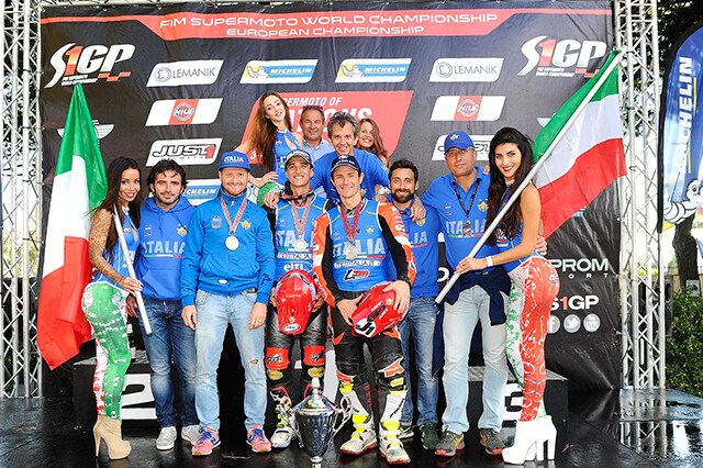 Argento per l'Italia al Supermoto delle Nazioni