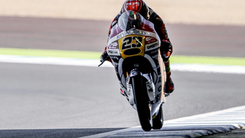 Moto3, Antonelli leader nelle libere