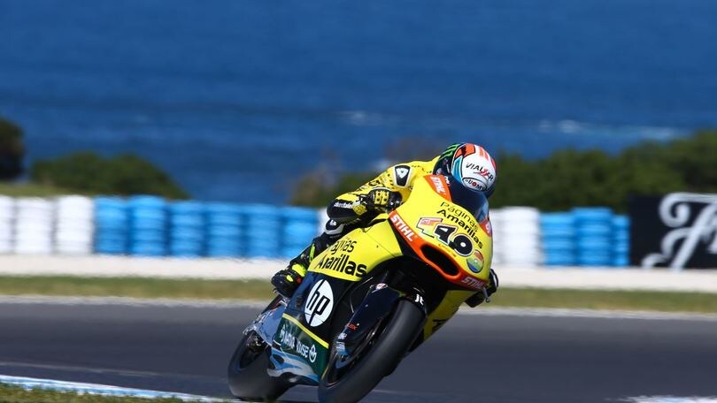 Moto2 Australia, Rins domina, Baldassarri sul podio