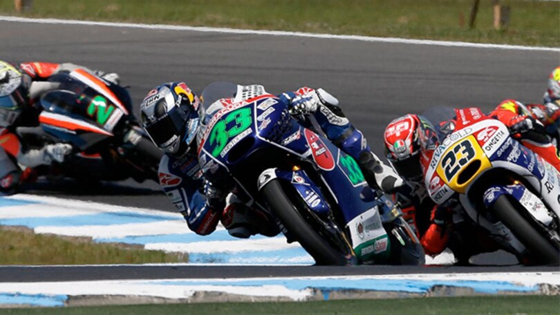 Moto3: Svanisce il sogno di Bastianini