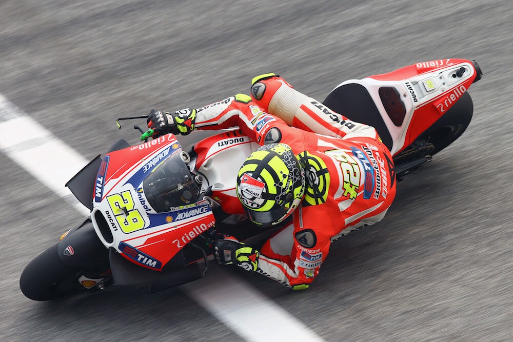 Iannone: "Peccato per la scivolata!"