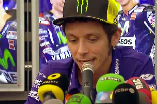 Rossi: "Peccato partire ultimo..."