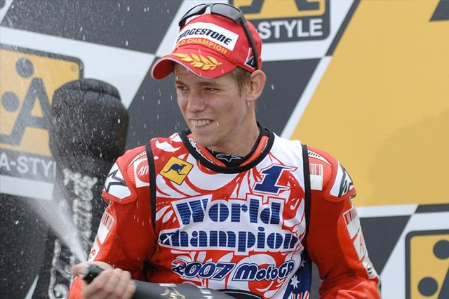 Stoner, visita in Ducati