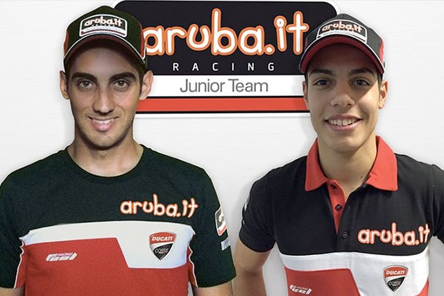 Mercado e Rinaldi nel Ducati Junior Team