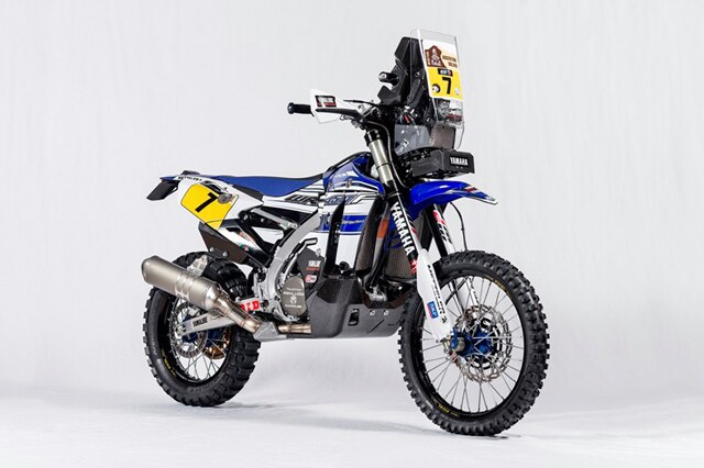 La Yamaha WR450F pronta per la Dakar