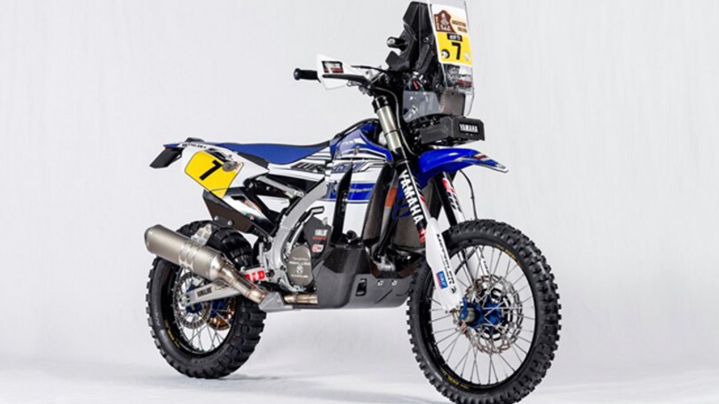 La Yamaha WR450F pronta per la Dakar