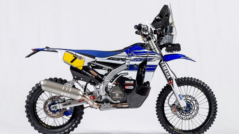 La Yamaha WR450F pronta per la Dakar