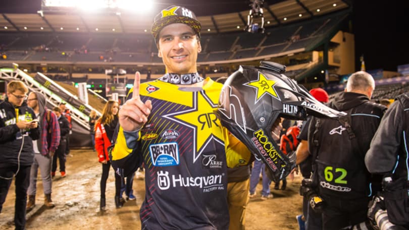 Prima vittoria Husqvarna nel Supercross americano
