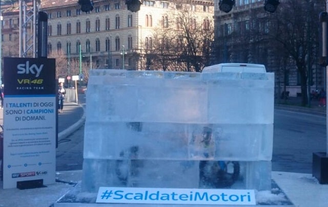 Countdown di ghiaccio per il team SKY VR46