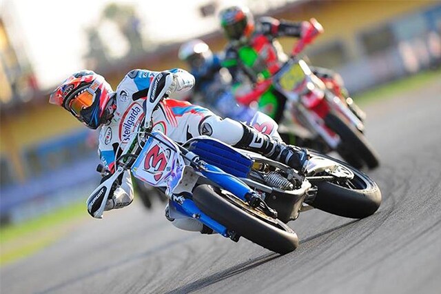 Biaggi agli Internazionali Supermoto