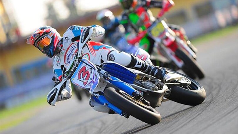Biaggi agli Internazionali Supermoto