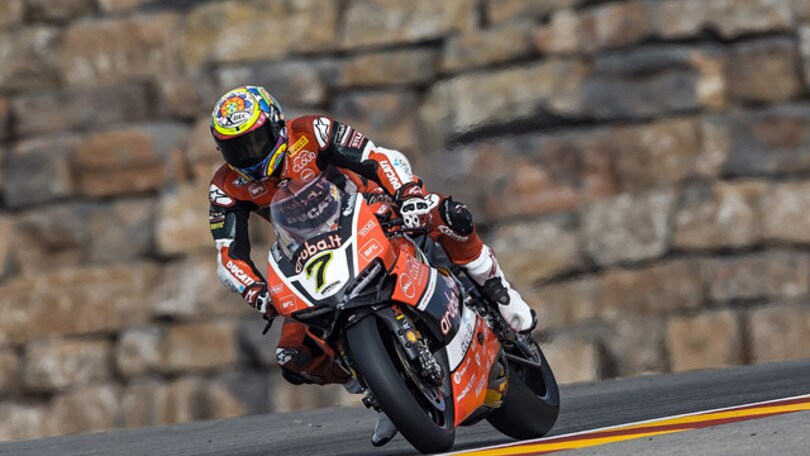 SBK Aragon, libere1: ok Davies e le Honda
