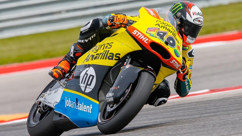 Moto2 Austin: Rins davanti a Corsi in FP2