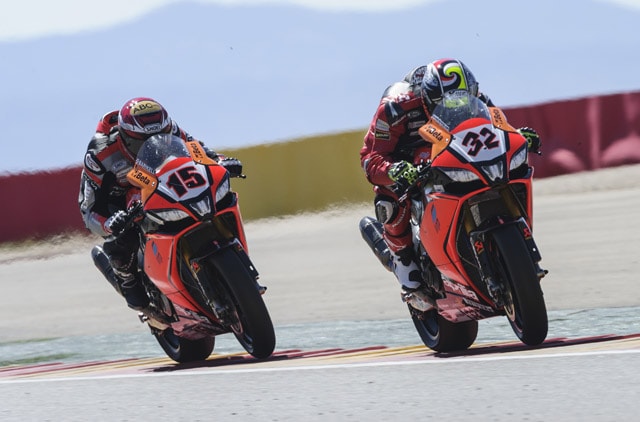 SBK, Aprilia: il confronto 