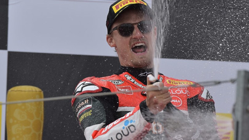 Davies: “La gomma davanti era finita”