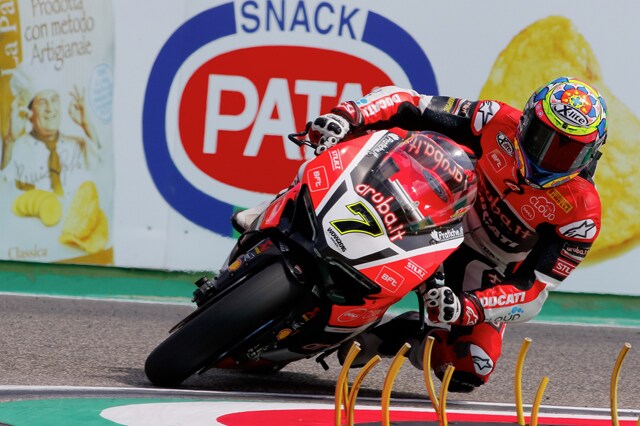 SBK Imola, Davies in FP1