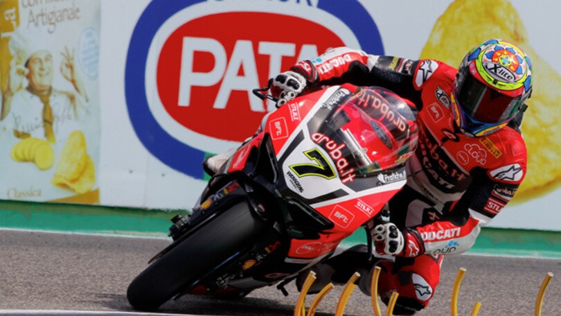 SBK Imola, Davies in FP1