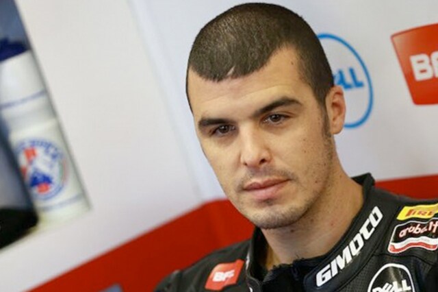 Luca Scassa sulla moto di Menghi