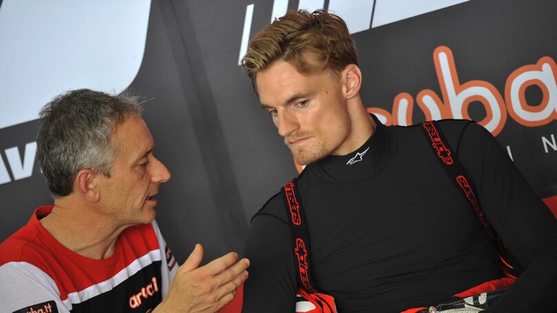 Davies: “Difficoltà in curva”