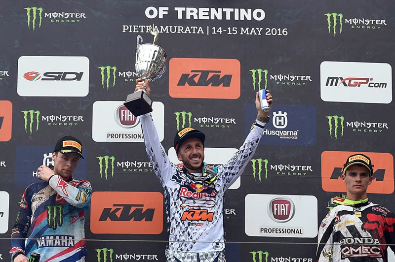 GP del Trentino, trionfo di Cairoli