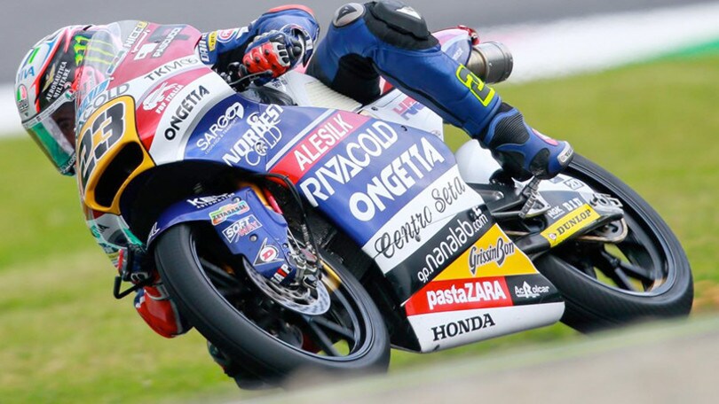 Moto3, GP d'Italia: Antonelli detta legge in FP3