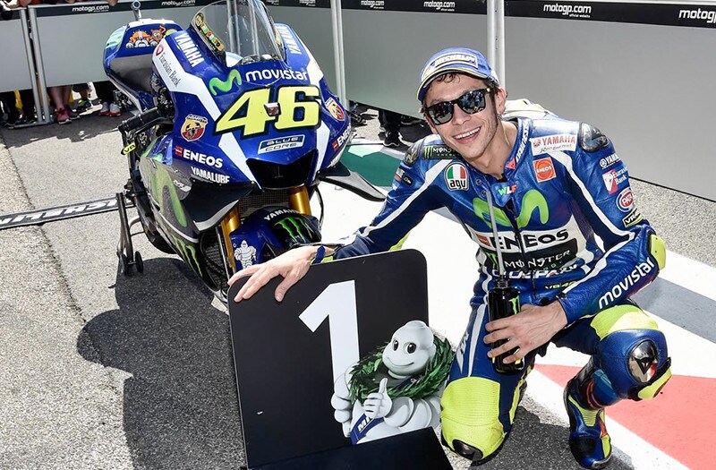 Mugello: Rossi "La scia di Vinales mi ha aiutato"