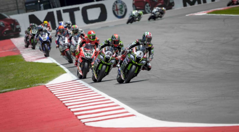 SBK Misano: le foto più belle di gara1