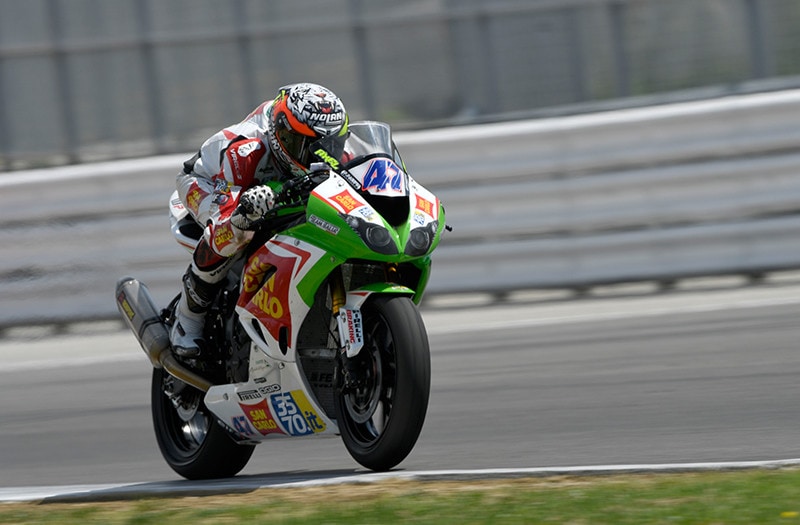 Bassani vincitore nell'Europeo a Supersport Misano