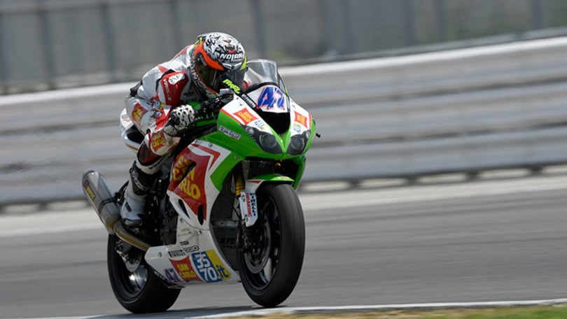 Bassani vincitore nell'Europeo a Supersport Misano
